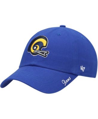 Women's Royal Los Angeles Rams Miata Clean Up Legacy Adjustable Hat