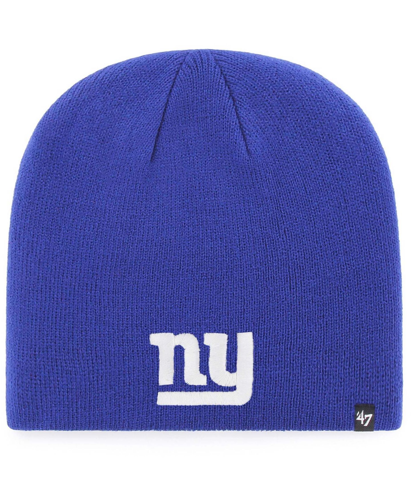 Мужская шапка '47 Brand Royal New York Giants Primary Logo Knit — фото 1