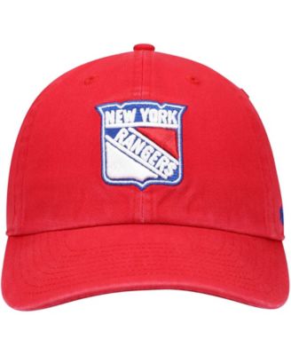 Men's Red New York Rangers Clean Up Adjustable Hat