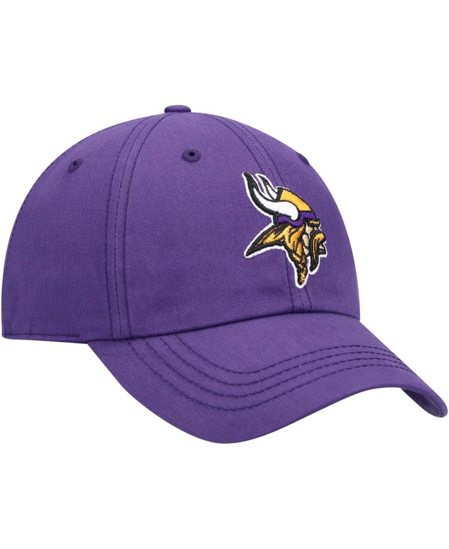 Женская кепка '47 Brand Purple Minnesota Vikings Miata Clean Up Primary Adjustable Hat — фото 4