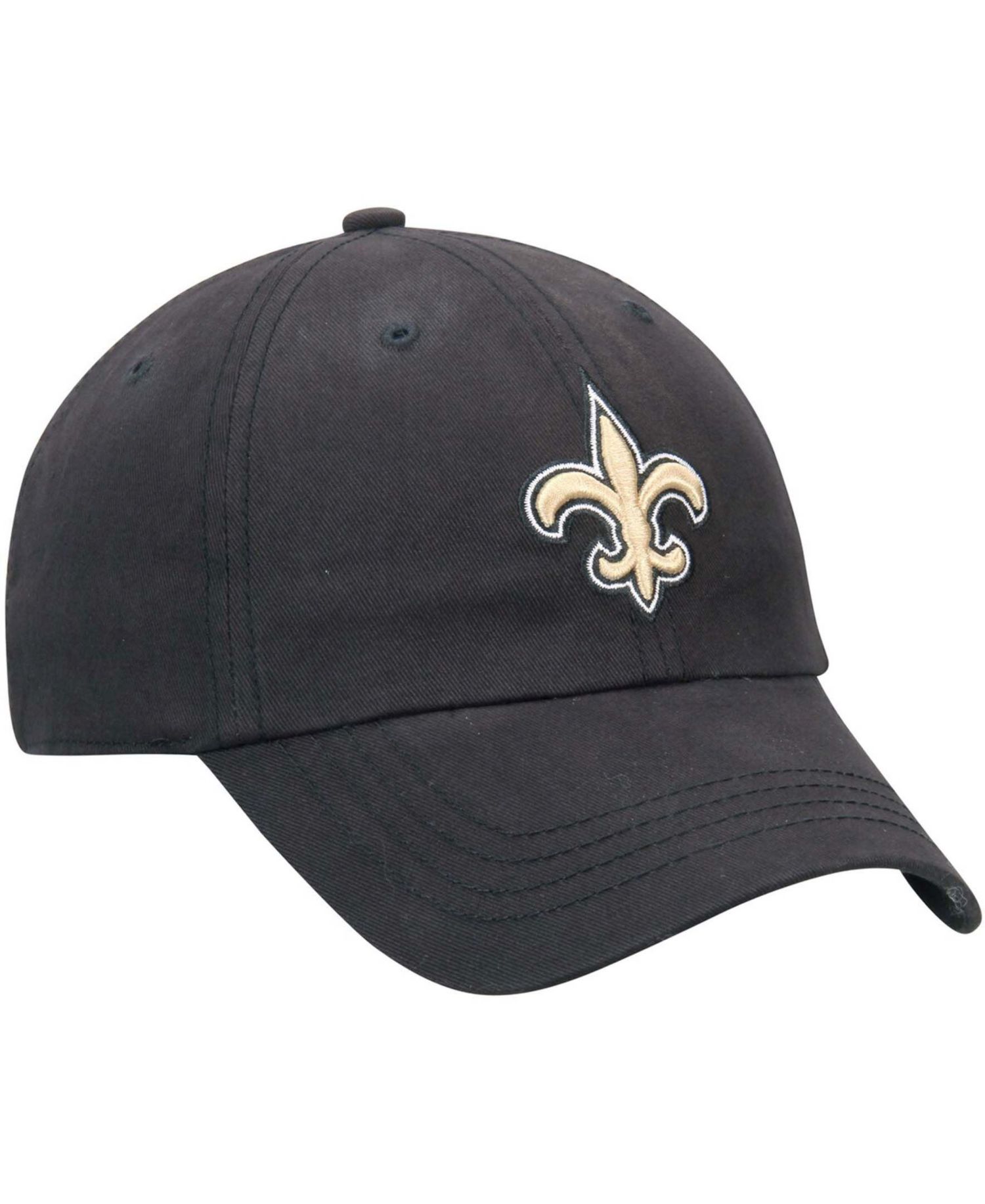 Women's Black New Orleans Saints Miata Clean Up Adjustable Hat