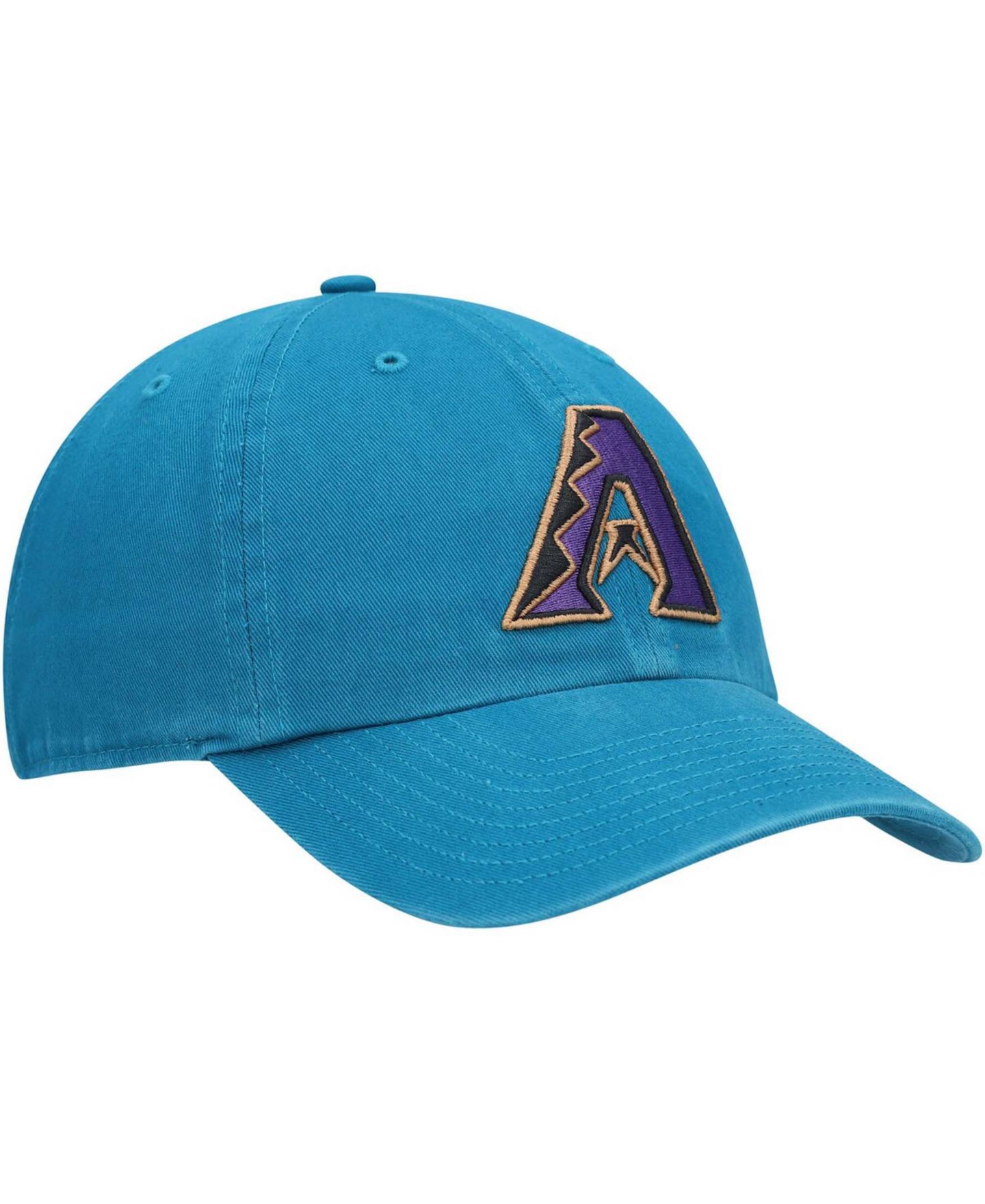 Мужская кепка '47 Brand Teal Arizona Diamondbacks Logo Cooperstown Collection Clean Up Adjustable Hat — фото 4