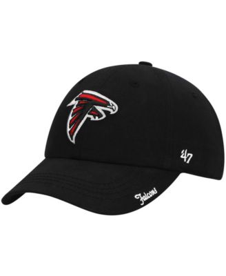Women's Black Atlanta Falcons Miata Clean Up Primary Adjustable Hat