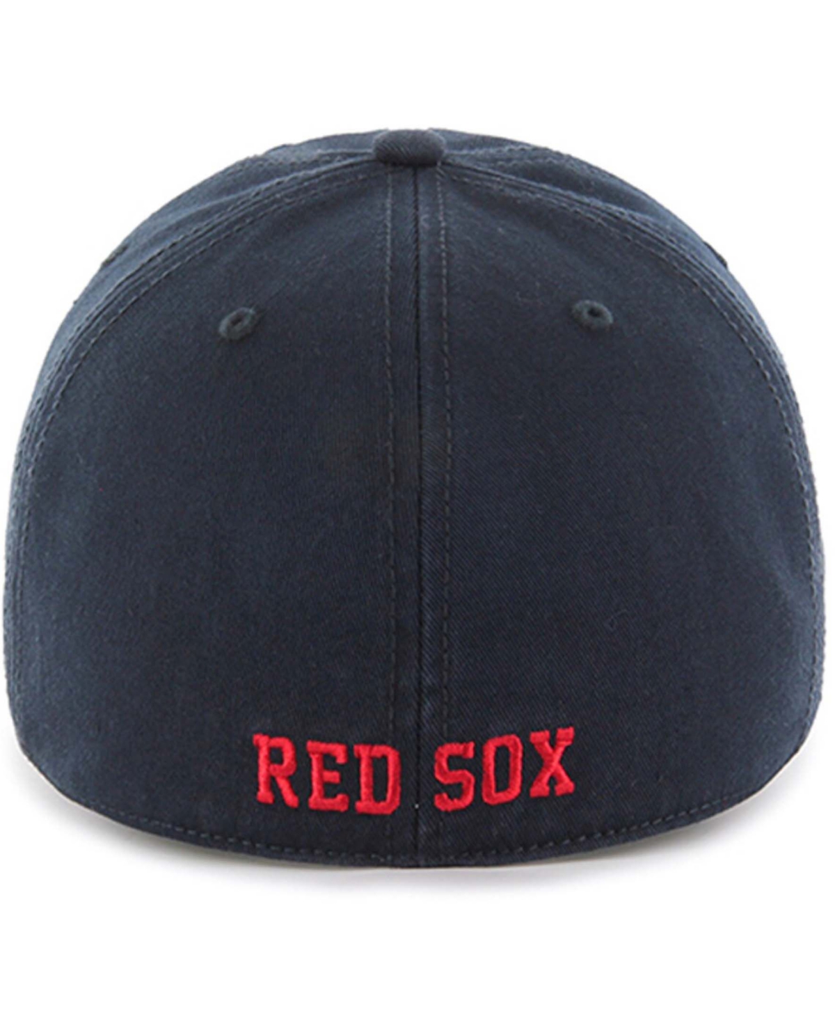 Shop 47 Brand Men's Navy Boston Red Sox Cooperstown Collection Franchise Logo Fitted Hat