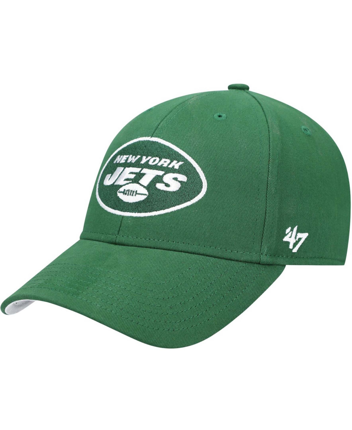 47 Brand Kids' Boys Green New York Jets Basic Mvp Adjustable Hat