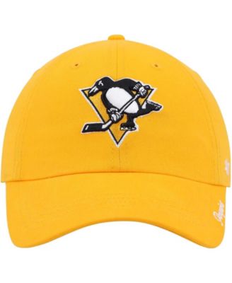 Women's Gold Pittsburgh Penguins Team Miata Clean Up Adjustable Hat