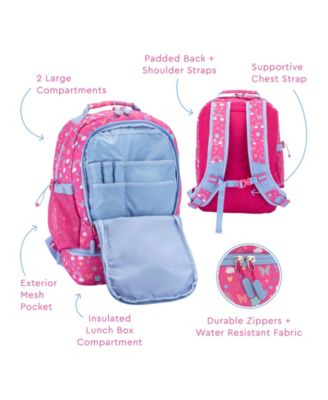 Kids Prints 2-In-1 Backpack and Insulated Lunch Bag - Rainbows