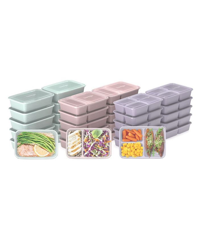 Bentgo Gleam Metallics Collection Portion Container Meal Prep Kit