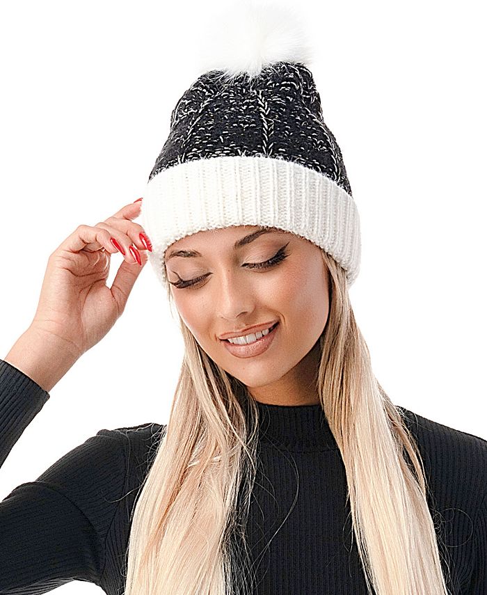 Bonnet en fausse fourrure pour femme - France