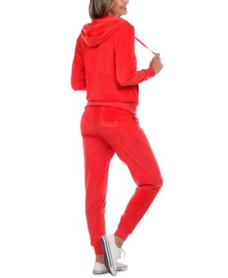 Women's Velour Tracksuit Loungewear 2pc Set