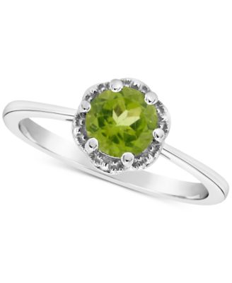 Rhodolite Garnet Six Prong Ring (1 ct. t.w.) in Sterling Silver (Also in Citrine, Blue Topaz, Peridot, Amethyst, & White Topaz)