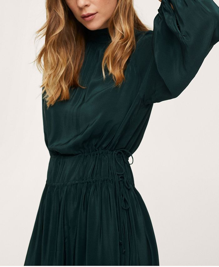 MANGO Women's Drawstring Waist Dress Macy's