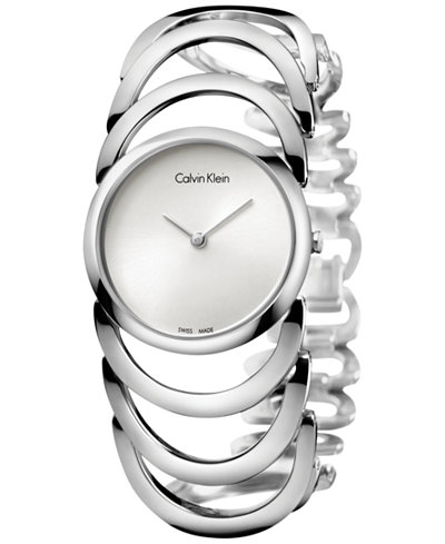 Calvin Klein Women's Swiss Body Stainless Steel Bracelet Watch 30mm K4G23126