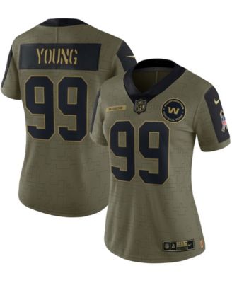 Chase Young Signed Washington Football Team Nike Limited L Jersey