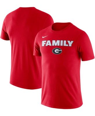Men's Red Georgia Bulldogs Family T-shirt