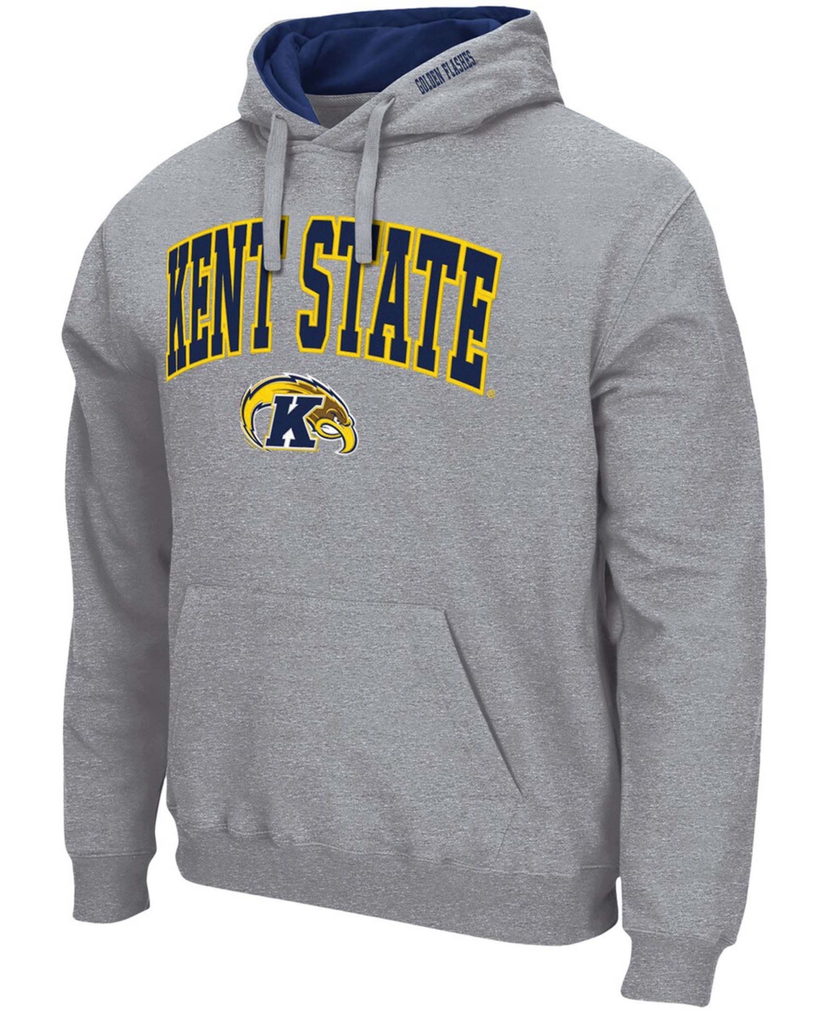 Colosseum Navy Kent State Golden Flashes Arch And Logo Pullover Hoodie In Navy