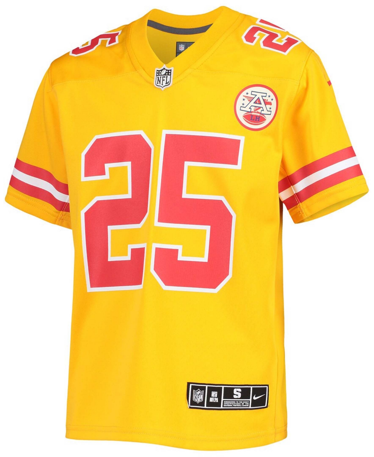 Big Boys Clyde Edwards-Helaire Gold-Tone Kansas City Chiefs Inverted Team Game Jersey - Gold-Tone
