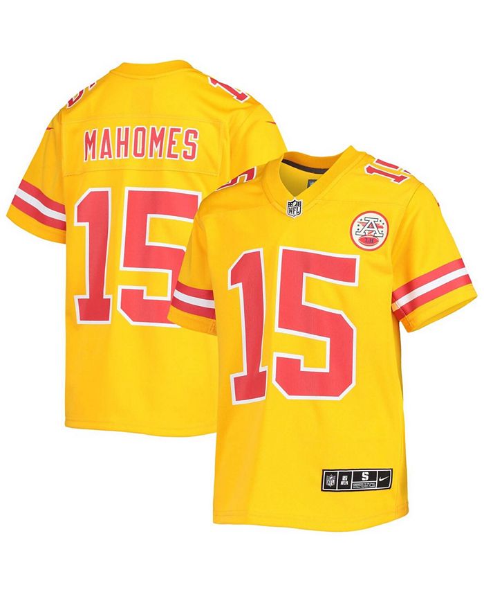 Nike Big Boys Patrick Mahomes Gold-Tone Kansas City Chiefs Inverted Team  Game Jersey - Macy's