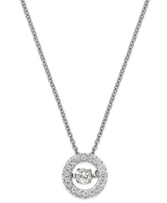 twinkling diamond pendant