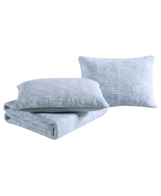 CLOSEOUT! Palmday Cotton Reversible 2 Piece Quilt Set, Twin