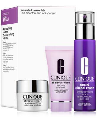 Clinique - 3-Pc. Smooth & Renew Lab Smart Skincare Set