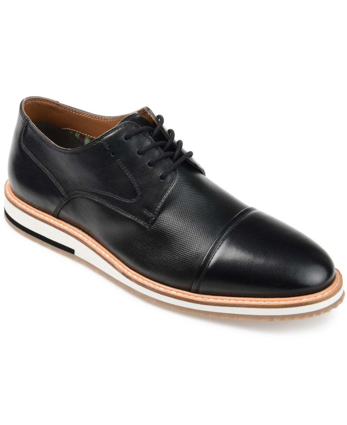 Men's Hartley Cap Toe Derby Shoe - Black