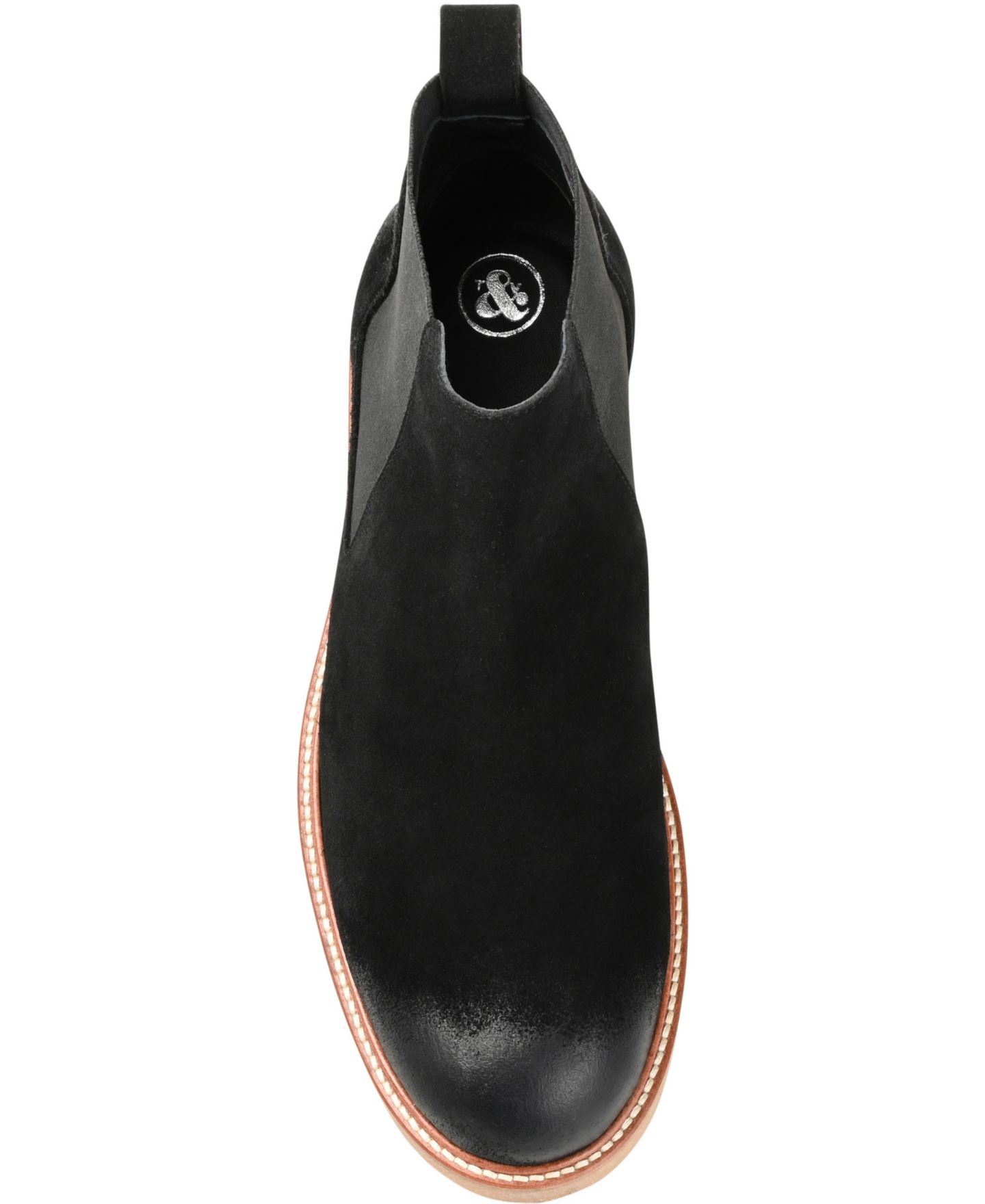 Мужские ботинки Thomas & Vine Cedric Plain Toe Chelsea Boot, цвет: Чёрный — фото 4