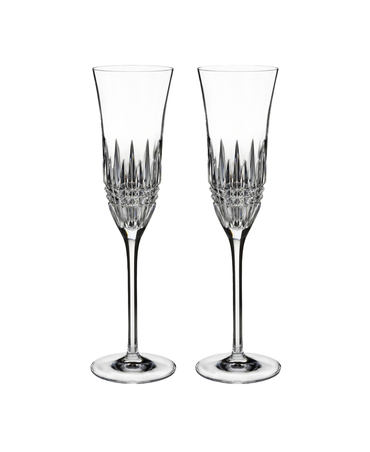 Waterford Lismore Diamond Essence Flute 8oz, Set Of 2 In Clear