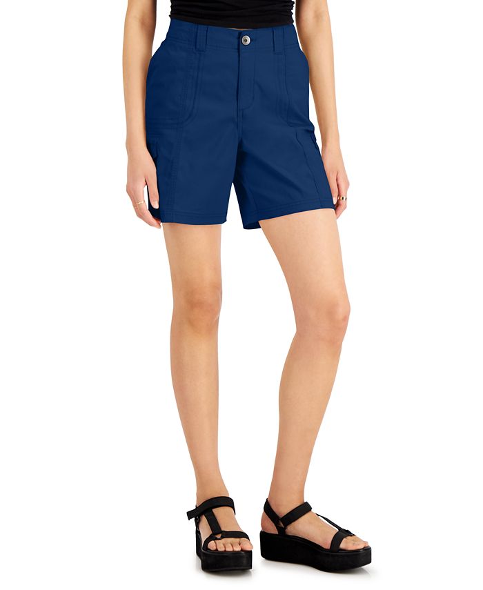 Style & Co Petite Comfort-Waist Cargo Shorts, Created for Macy's ...