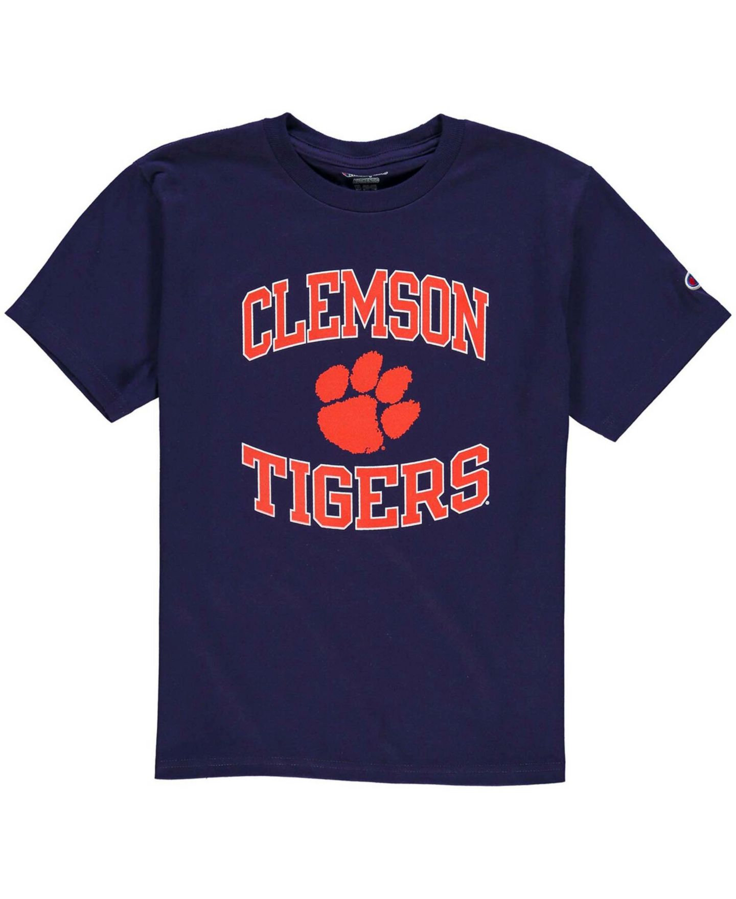 Детская футболка Champion Purple Clemson Tigers Circling Team Jersey T-shirt — фото 1