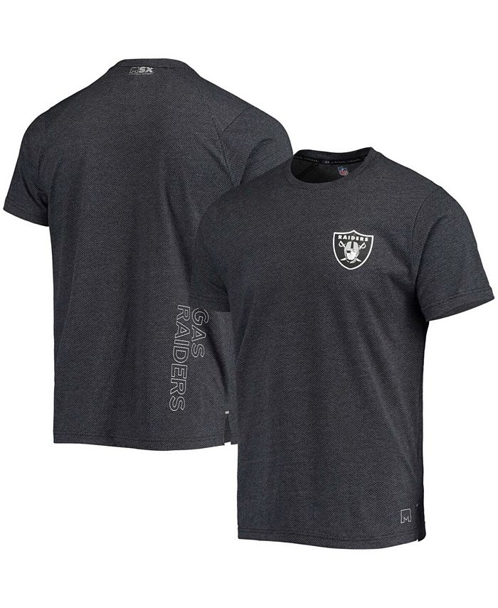 Msx By Michael Strahan Mens Black Las Vegas Raiders Motivation Performance T Shirt Macys 