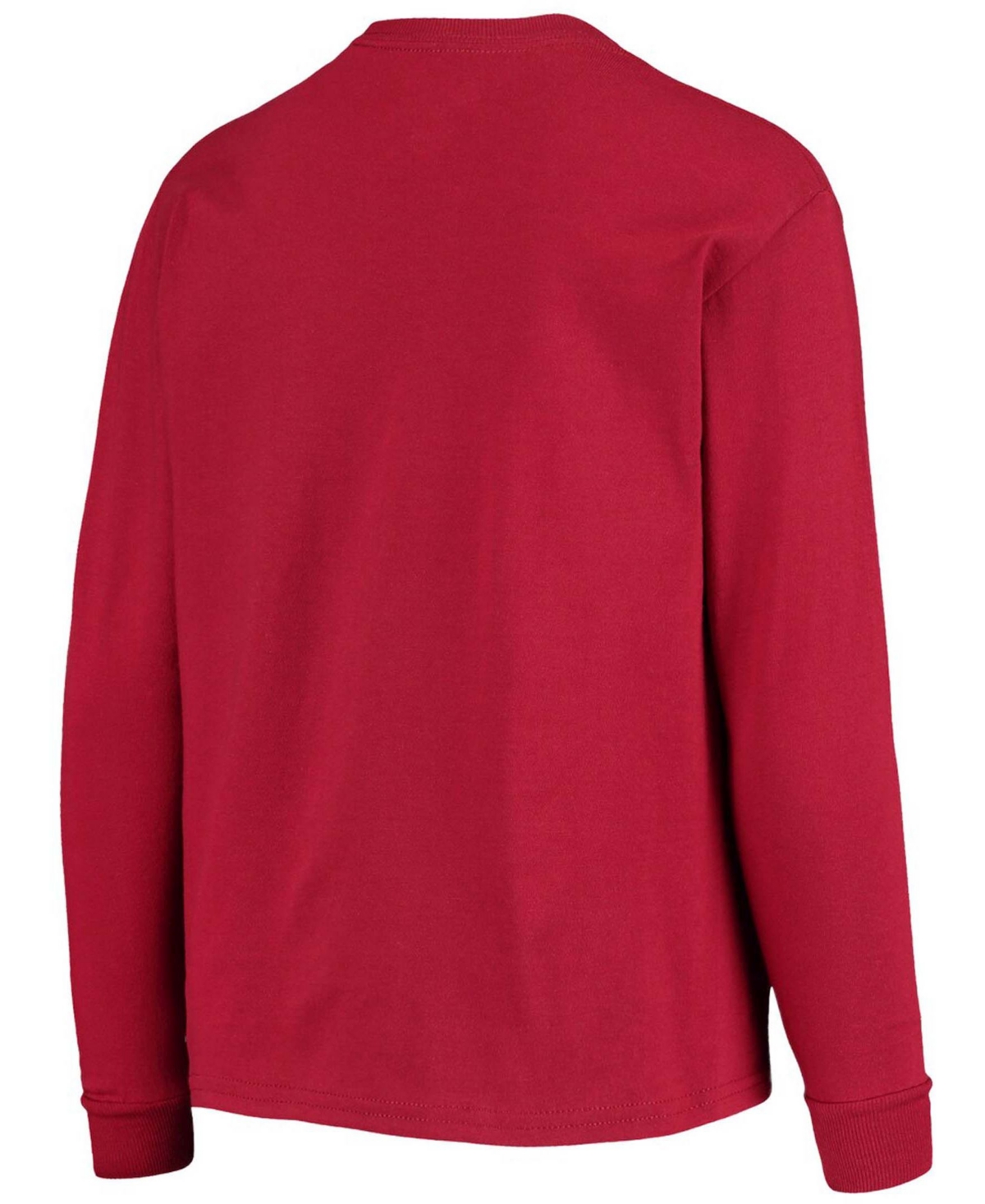 Big Boys and Girls Cherry Temple Owls Lockup Long Sleeve T-shirt
