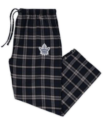 Concepts Sport Men's Navy and Gray Toronto Maple Leafs Big and Tall Parkway Flannel Pants - Macy's