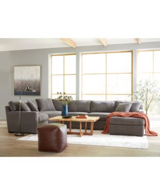 Radley Fabric Sectional Sofa - Macy's Exclusive