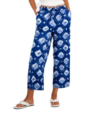Style \u0026 Co Petite Printed Wide-Leg 