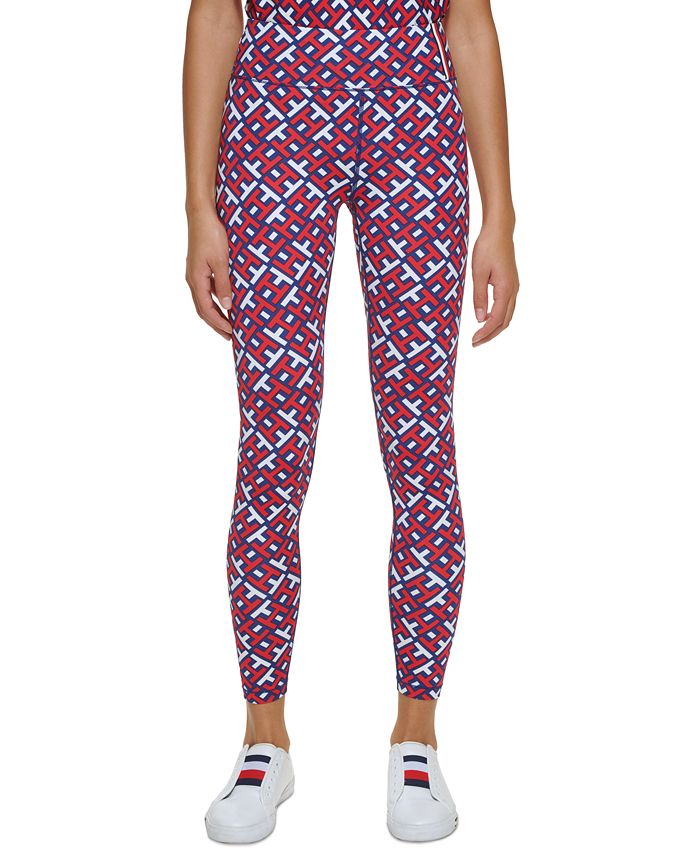 Tommy hilfiger logo print leggings sales