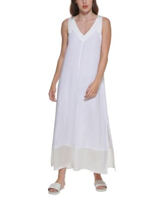 macys white summer dresses