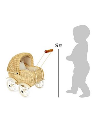 Legler wicker dolls pram discount