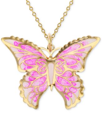 macys butterfly necklace