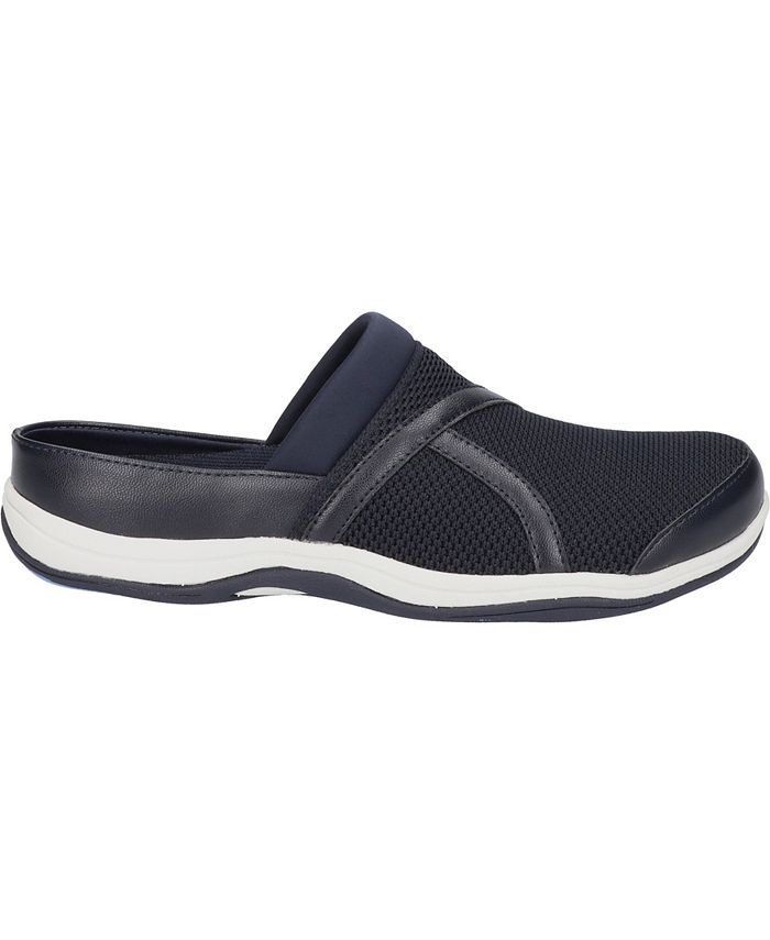 Easy Street Sport Mules Getup Sport pour femme, Motif léopard Noir, 40.5 EU