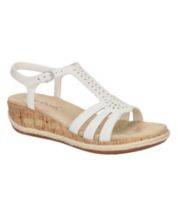 White wedge sandals macys top