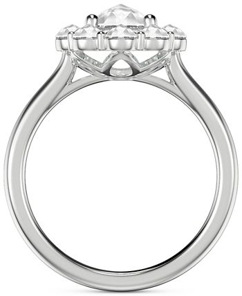 ArtCarved - Diamond Rose-Cut Oval Halo Bridal Set (1-1/4 ct. t.w.) in 14k Gold