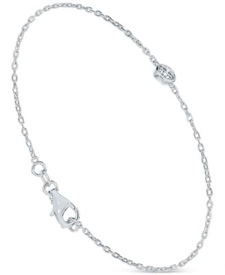 De Beers Forevermark - Diamond Bezel Chain Bracelet (1/5 ct. t.w.)
