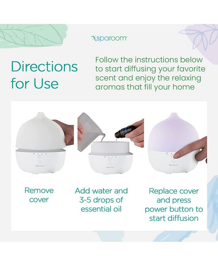SpaRoom Colossal AppEnabled Ultrasonic Essential Oil Aromatherapy
