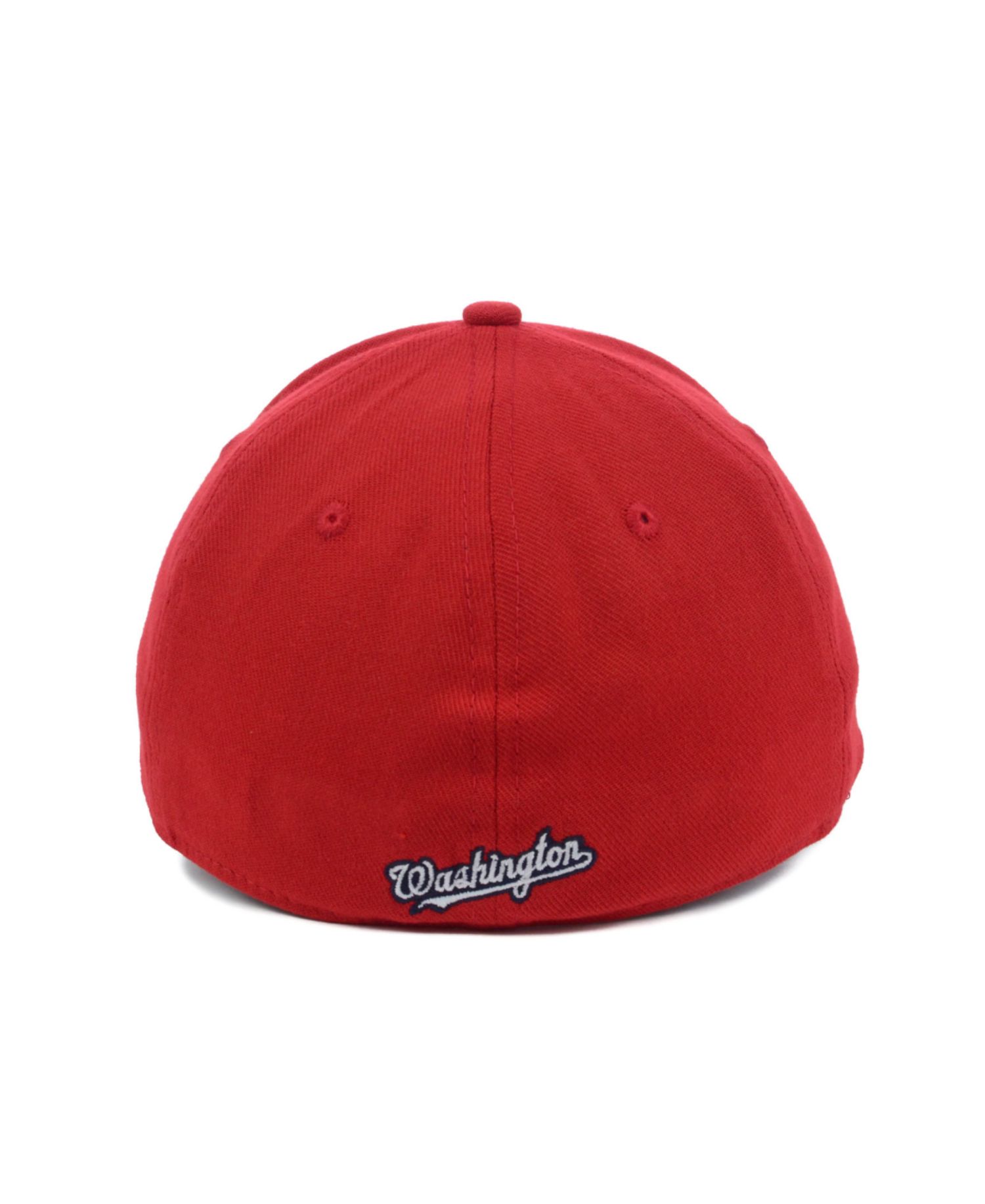 Washington Nationals MLB Team Classic 39THIRTY Stretch-Fitted Cap