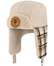Men's Natural Vegas Golden Knights Outdoor Play Plaid Trapper Hat