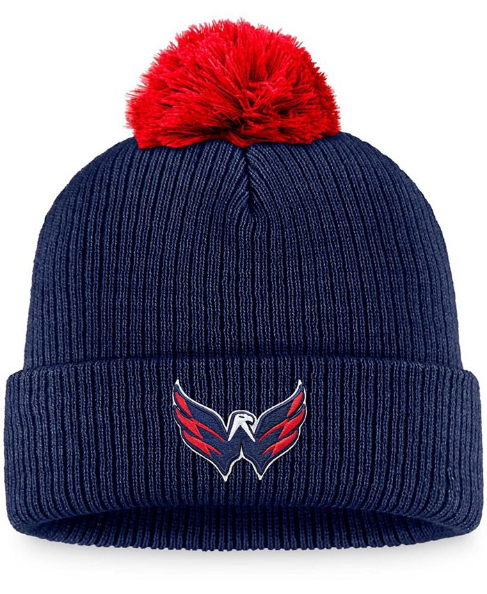 Fanatics Men s Navy Washington Capitals Team Cuffed Knit Hat with