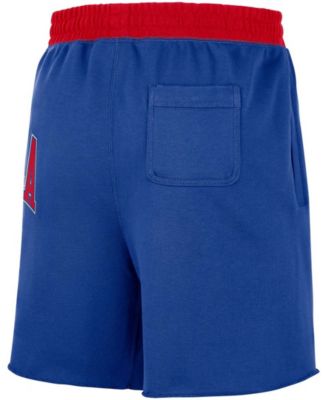 Men's Royal Philadelphia 76Ers 75Th Anniversary Courtside Fleece Shorts