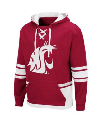 Men's Washington State Cougars Lace Up 3.0 Pullover Hoodie