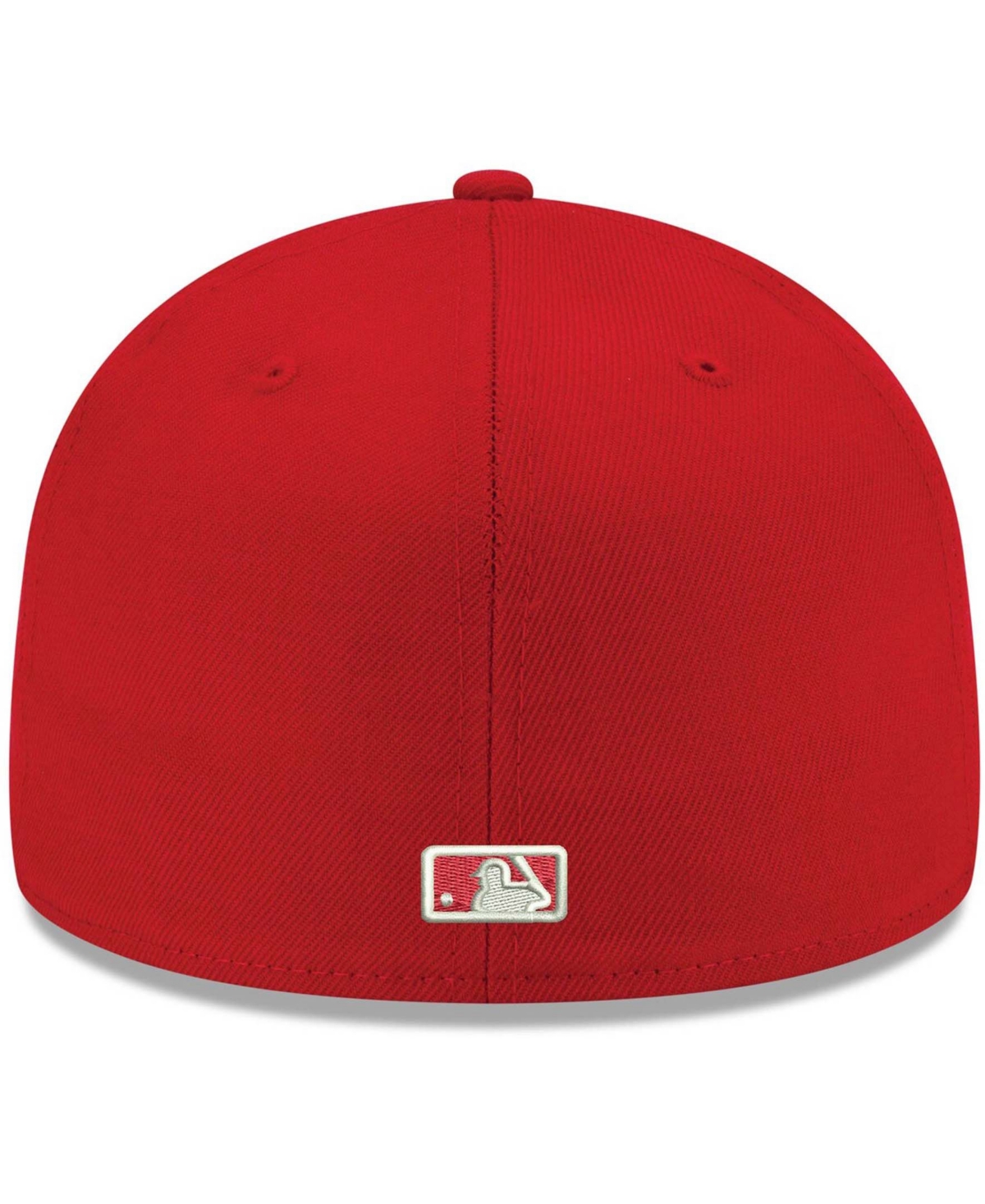 Men'sChicago White Sox Logo White 59FIFTY Fitted Hat - Red